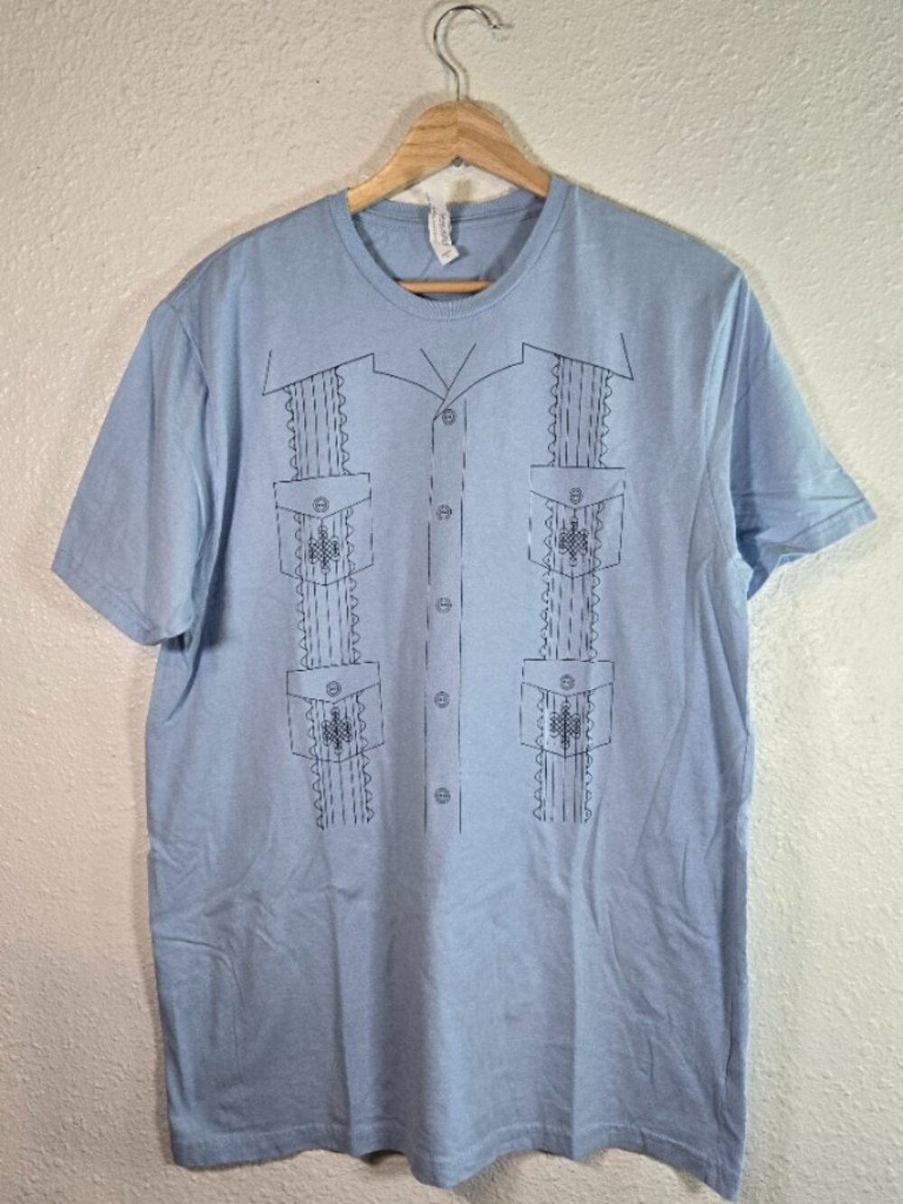 Feliz Modern -Guayabera Printed Tee